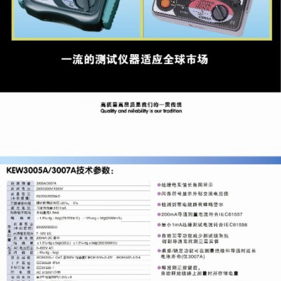 克列茨MODEL 3131A绝缘电阻测试仪|3131A兆欧表图2