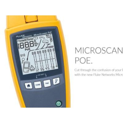 Fluke Networks MicroScanner™ PoE