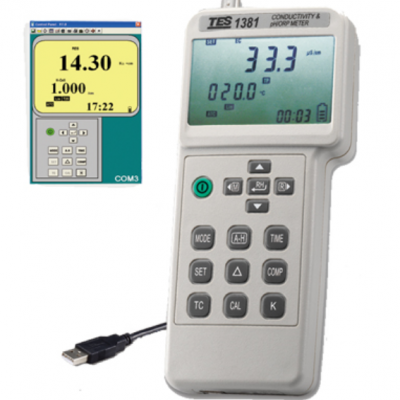 泰仕TES-1381K电导度、酸碱度、氧化