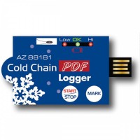 AZ88181 冷链PDF温度记录器,2片/盒